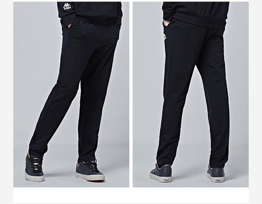 【服饰鞋包】kappa卡帕运动裤男长裤 直筒针织长裤男士卫裤背靠背裤子新品 商品图6