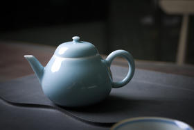 「茶器」天蓝梨秋壶