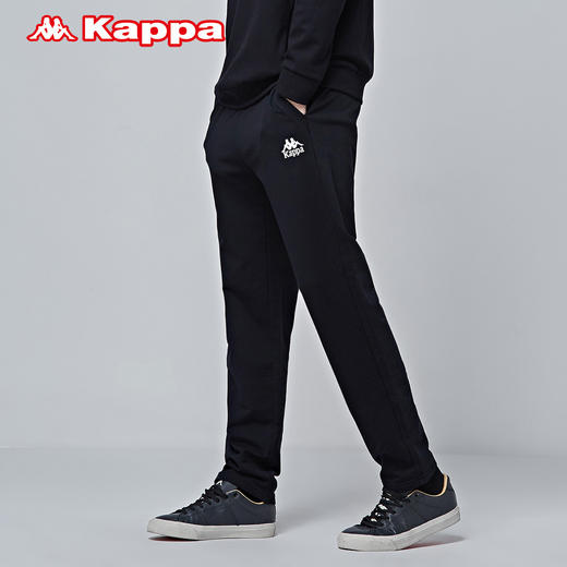 【服饰鞋包】kappa卡帕运动裤男长裤 直筒针织长裤男士卫裤背靠背裤子新品 商品图0