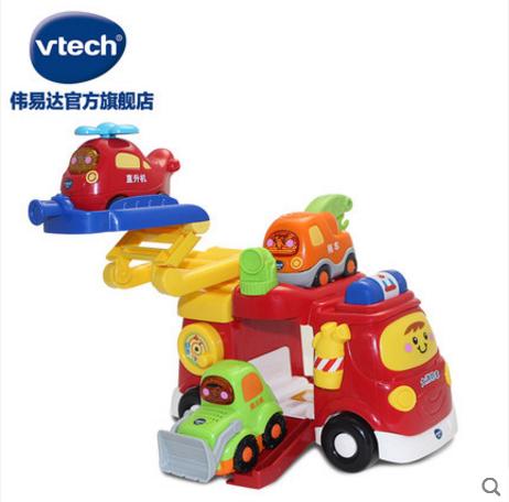 VTech伟易达神奇轨道大消防车 消防车模型云梯救火车汽车模型玩具 商品图2