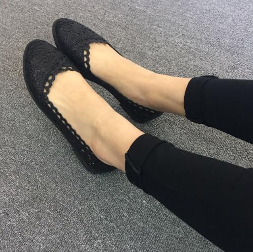 【服饰鞋包】蕾丝平底鞋舒适女单鞋百搭女鞋 商品图4