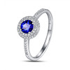DENG HUA 天然蓝宝石钻石戒指 商品缩略图0