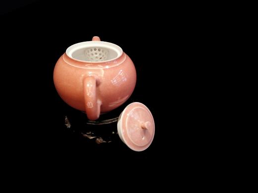 景德镇全手工粉色陶瓷单壶 商品图3
