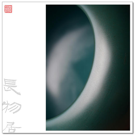 孔雀绿釉水盂水洗笔洗 景德镇手工色釉陶瓷文房四宝 商品图3