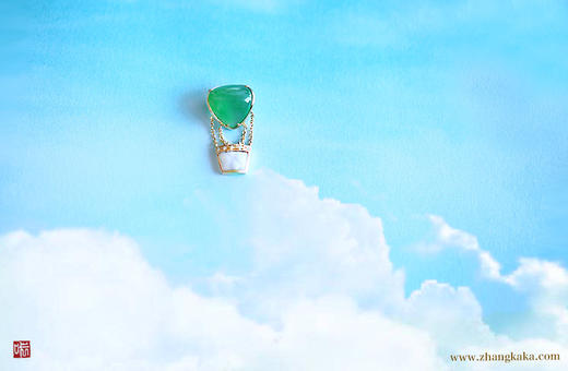 少女心游乐园主题首饰——热气球挂坠 商品图0