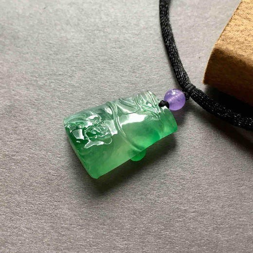 冰种阳绿翡翠节节高 商品图0