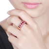 DENG HUA 天然红宝石钻石戒指 商品缩略图2