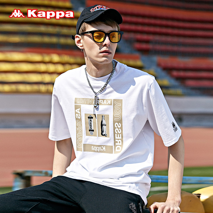 kappakappa卡帕男款宽松短袖男休闲半袖运动t恤新品k0815td64d