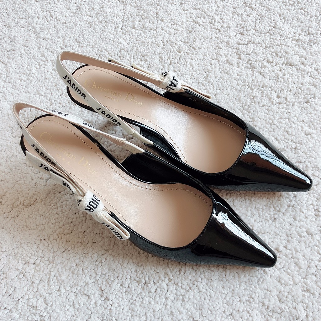 d家尖头平底鞋高跟鞋