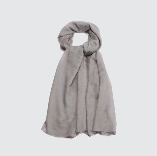 heyin  山羊绒 桑蚕丝 ，精纺丝羊绒披肩 HFW1504001-01H 商品图0