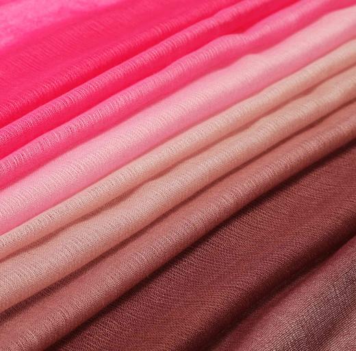 heyin 山羊绒 桑蚕丝 ，精纺水溶过渡色丝绒披肩 HFW1504001-02Q 商品图5