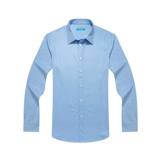 好动衬衫[蓝色斜纹] 商品图1