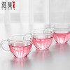 雅集小资花草茶杯子 咖啡杯 耐热玻璃品茶杯品茗杯 功夫茶具配件 商品缩略图0