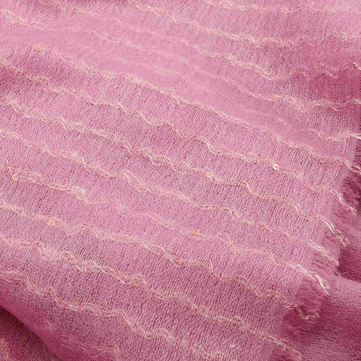 heyin山羊绒 桑蚕丝 ，珠片精纺丝绒披肩 HFW1504001-03K 商品图2