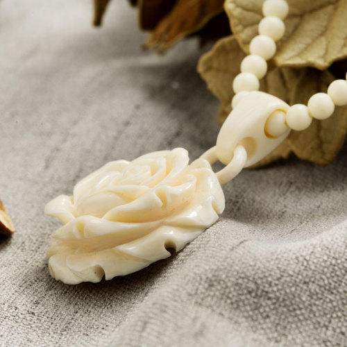 千源印象真爱一生猛犸象牙吊坠货号123076