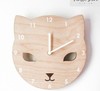 【家居摆件】北欧家居狐狸 猫咪卡通静音钟墙面装饰儿童房 商品缩略图0