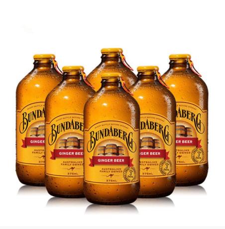 bundaberg姜汁汽酒(12瓶*375ml/箱 包邮)萧山保税区