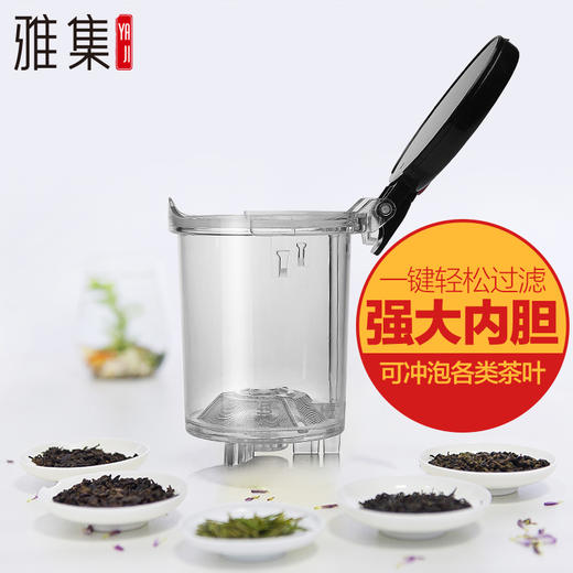 雅集茶塔飘逸杯耐热玻璃花茶壶全过滤泡茶壶茶具加热保温恒温 商品图3