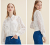 【服饰】MJ钩花镂空蕾丝棒球服夹克外套女短款 商品缩略图1