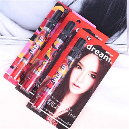 【唇彩，咬唇】。mistine双头双色咬唇唇彩口红不脱色不沾杯口红唇釉染唇液 商品图1