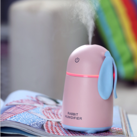 【加湿器】 萌兔加湿器 迷你静音家用usb加湿器