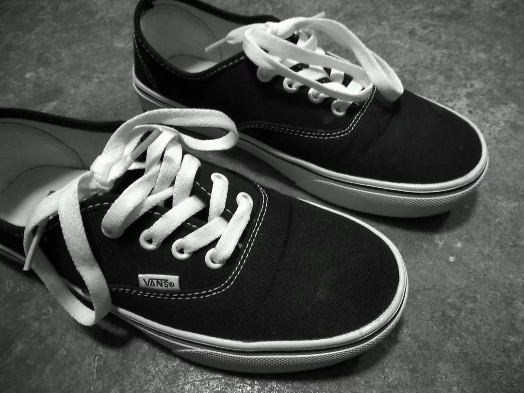 vans authentic/era 低帮 黑白经典基本款帆布鞋