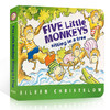 英文原版 Five Little Monkeys Sitting in a Tree 纸板书 廖彩杏 商品缩略图0
