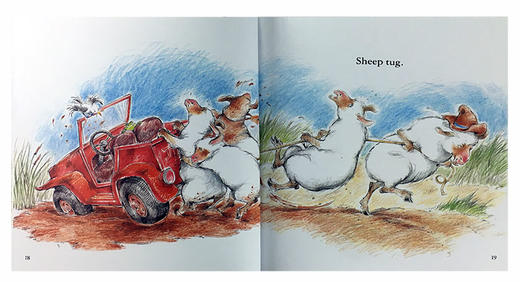【送音频】【廖彩杏书单】 Sheep in a jeep 吉普车里的羊  押韵诗歌，培养语感 商品图1