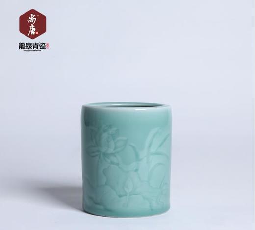 【茶杯茶具】尚唐龙泉青瓷茶杯办公商务礼品荷花水杯马克杯茶具套装 商品图2