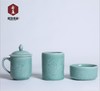 【茶杯茶具】尚唐龙泉青瓷茶杯办公商务礼品荷花水杯马克杯茶具套装 商品缩略图5