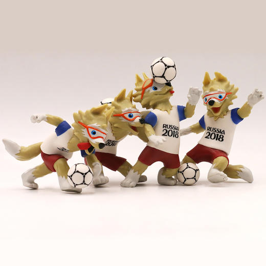 【世界杯】俄罗斯世界杯吉祥物扎比瓦卡纪念套装·3D玩具礼品 商品图1
