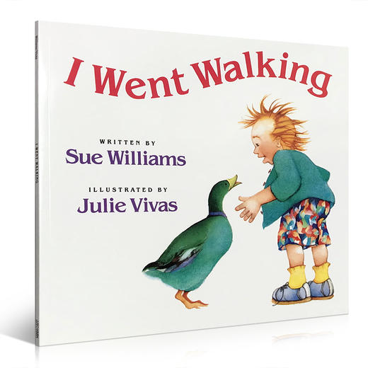 英文原版 I Went Walking pb 平装大开 儿童启蒙绘本故事书 商品图0