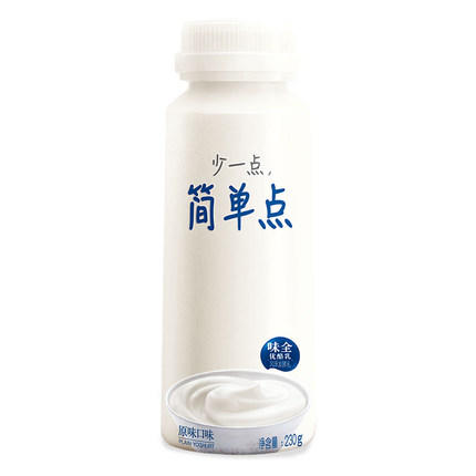 【原味】230g 味全简单点优选全脂发酵乳 商品图0