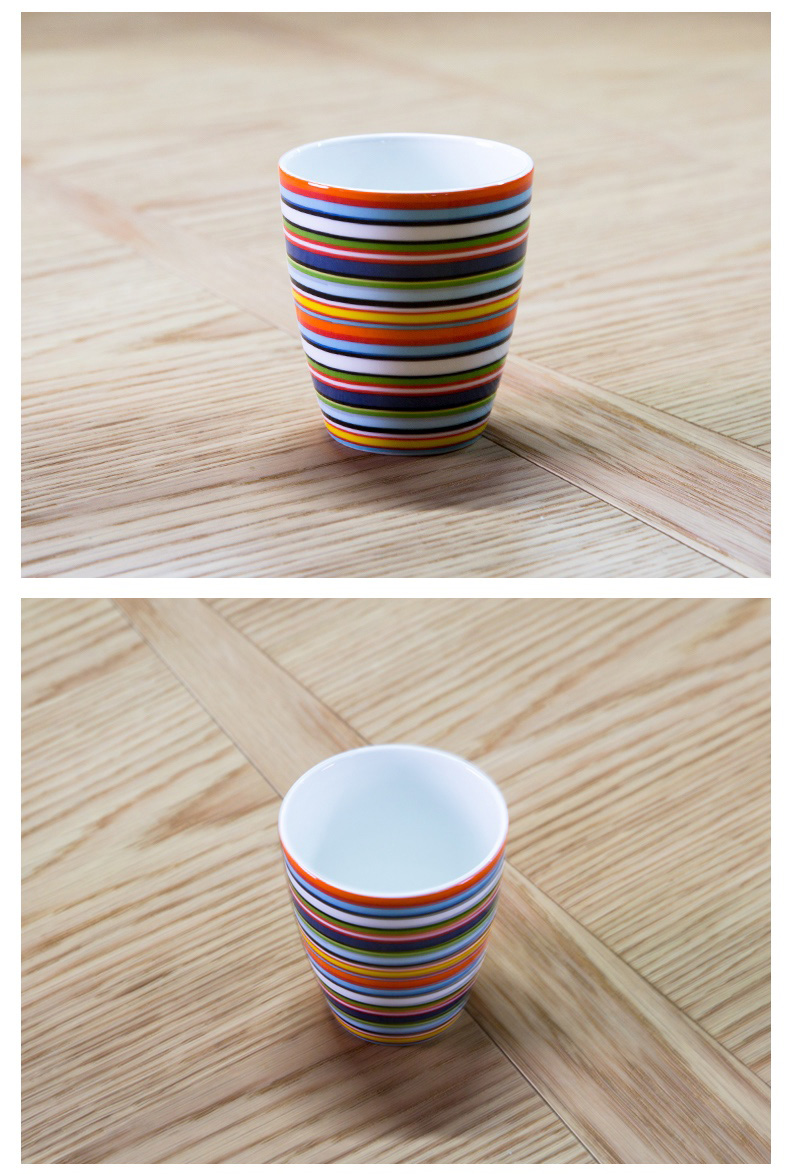 iittala芬兰进口简约创意复古缤纷陶瓷马克杯 办公室圆形大口水杯