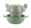 【婴幼儿餐具】小麦秸秆儿童卡通礼品餐具套装 环保耐摔双耳碗碟勺婴儿喂养餐具 商品缩略图7