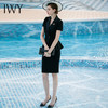 IWY/黑色短袖西装半裙套装CS411 商品缩略图5
