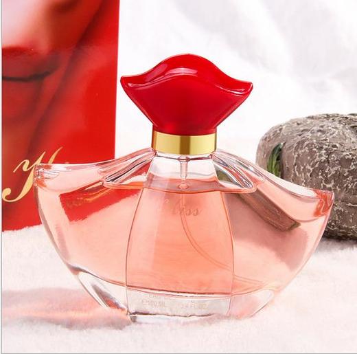 【香水】品牌 kiss性感紅唇女士香水100ml 持久清新誘惑優雅淡香水