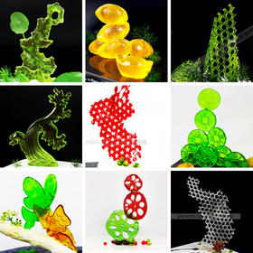 魔法网格，假山，元宝，蝴蝶，藕片，水浪糖艺模具，创意盘饰工具，意境菜工具，新厨用工具-ZH