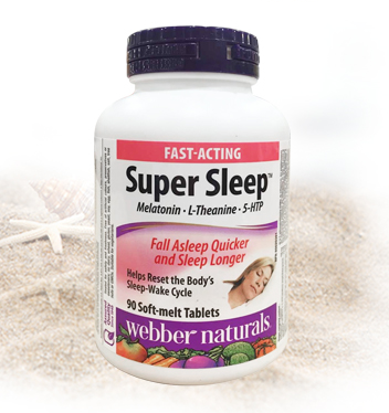 特价！Webber 超级睡眠宝褪黑素Super Sleep（90粒/瓶 褪黑素含量2.5mg）温哥华直邮