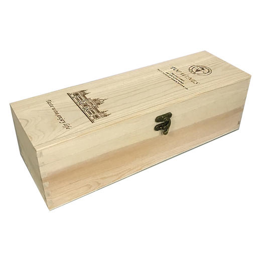 松木红酒礼盒加大葡萄酒木盒 单瓶 商品图0