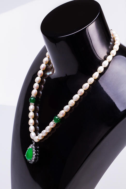 太湖淡水珍珠玉石珍珠项链 - 苏州珍妮太湖珍珠研究院