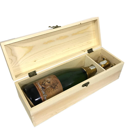 松木红酒礼盒加大葡萄酒木盒 单瓶 商品图1