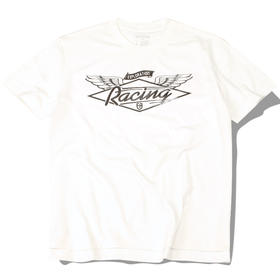 【19.9元1件】自由基地机车oversize大码宽松短袖T恤翅膀印花BF系列潮流体恤