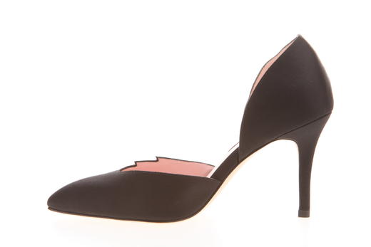 sheme  鹤鸣 丝绸 刺绣 细跟 单鞋 商品图4