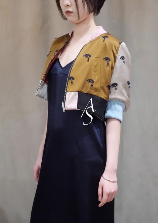 Undercover 眼泪印花双面短外套 秀款 商品图1