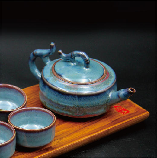 自营-神垕钧瓷-负离子养生茶具 商品图3