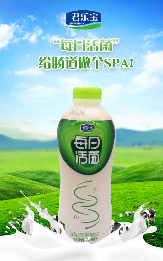 【百汇到家】君乐宝每日活菌饮品900ml 商品图1