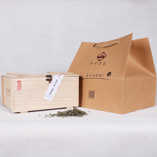 归岭丨白毫银针 木盒装 特级 2021年 1000g 商品图2