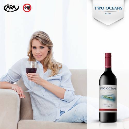 南非双洋设拉子干红葡萄酒Two Oceans Shiraz, Western Cape, South Africa 商品图4
