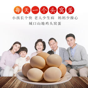 【科技特派员王启贵推荐】王大嫂城口土鸡蛋头窝蛋 富硒蛋 高蛋白质 低胆固醇 42枚/盒 包邮